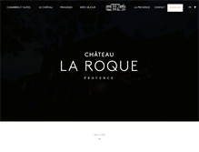 Tablet Screenshot of chateaularoque.com